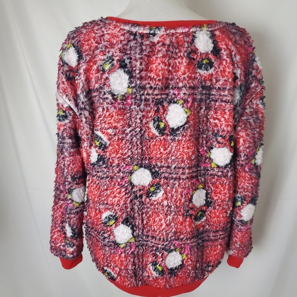 No Boundaries fleece penguin Christmas sweatshirt - Picture 8 of 9